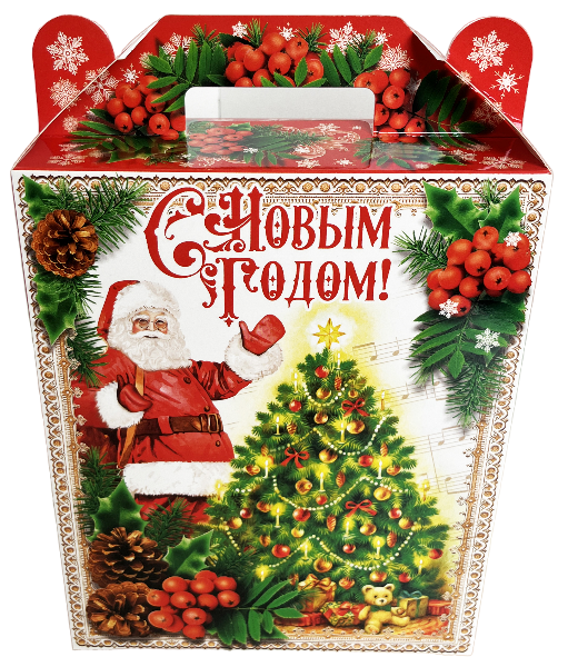 Новогодний подарок Картон Хром-Эрзац Санта супер Стар 800 г
