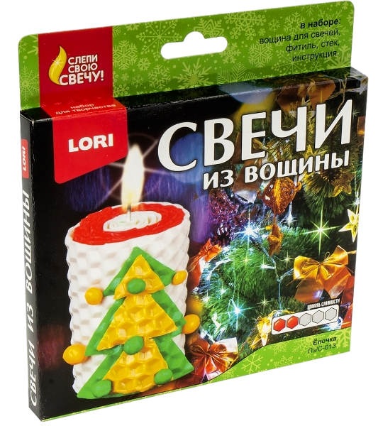 Свечи из вощины Ёлочка интернет магазин karuselpodarkov.ru