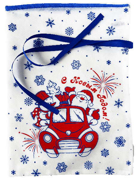 Упаковка Текстиль  Дед Мороз и Снеговик