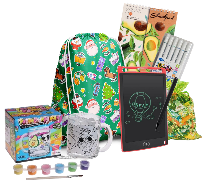 Новогодний подарок В полезной упаковке Юный художник 500 г