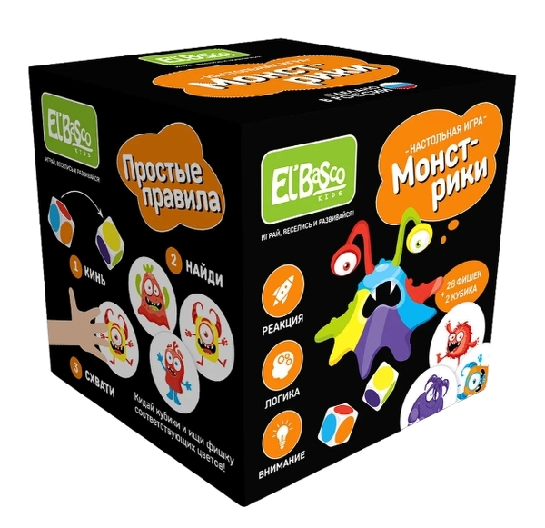 Настольная игра Монстрики интернет магазин karuselpodarkov.ru