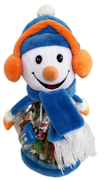 Упаковка Текстиль  Снеговичок в наушниках