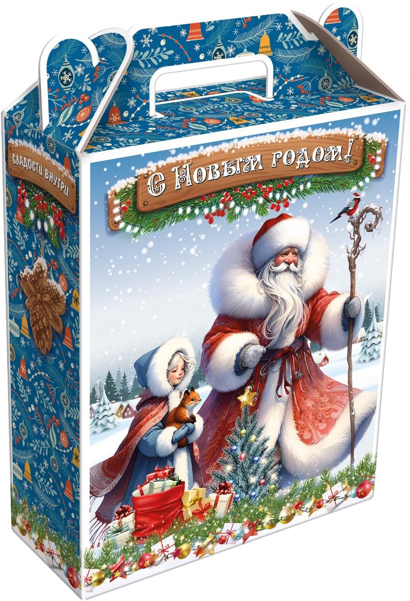 Новогодний подарок Картон МГК Мороз Воевода 800 г