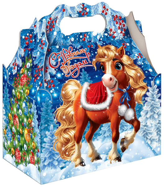 Новогодний подарок Картон МГК Ларец Златик 800 г