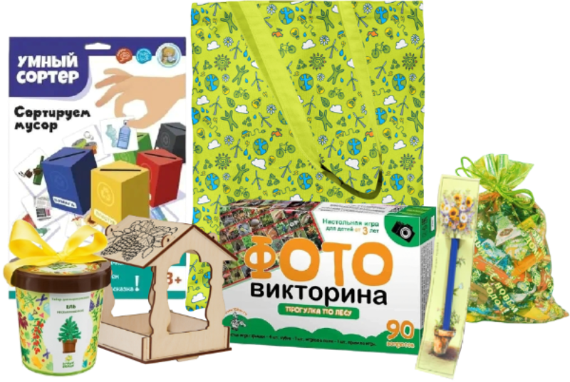 Новогодний подарок В полезной упаковке Юный эколог 500 г