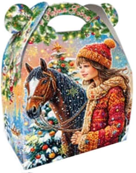 Новогодний подарок Картон Хром-эрзац Загадай желание 400 г