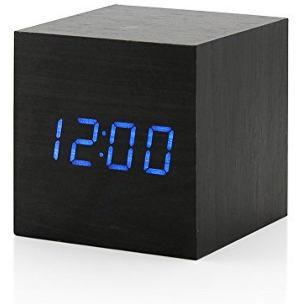 Многофункциональные часы - погодная станция черные