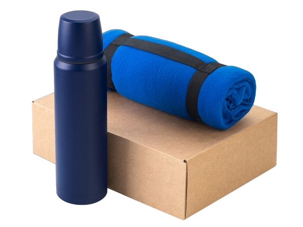 Подарочный набор с термосом и пледом «Serenity» интернет магазин karuselpodarkov.ru