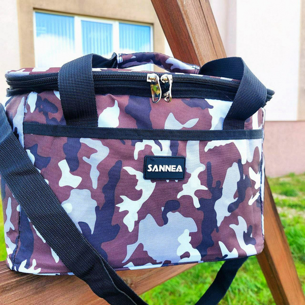 Термосумка, термоизолированная, герметичная, 30*20*21 см （13л）наплечный ремень кор/60шт TDA-4411 интернет магазин karuselpodarkov.ru