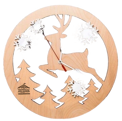 Деревянные часы с инд. дизайном интернет магазин karuselpodarkov.ru