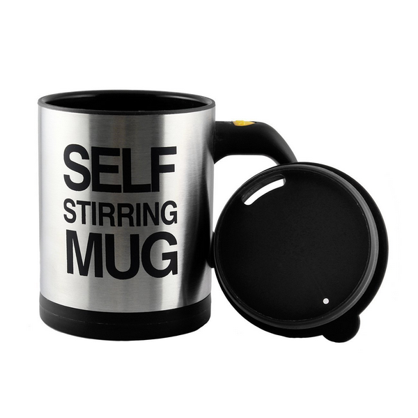 Термокружка 0,5л из нерж.стали (крышка пластик.ручка режим смешивания 2ААА, кор/60шт TDA-2331