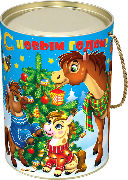 Новогодний подарок Туба Веселые копытца 400 г