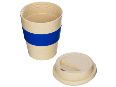 Стакан из пшеничного соломенного волокна Madrid синий