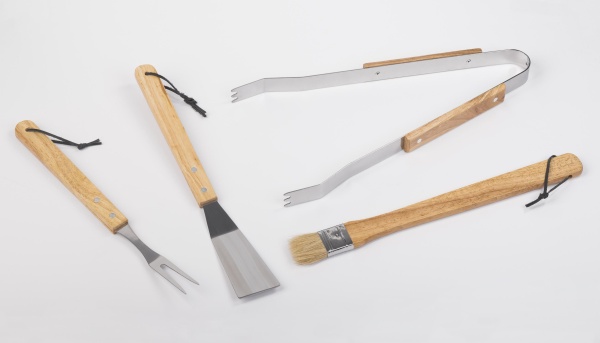 Набор для барбекю "Смак", цвет черный интернет магазин karuselpodarkov.ru