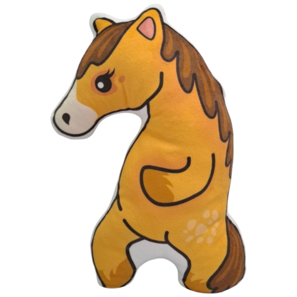 Мягкая игрушка Лошадка Лада рыжая интернет магазин karuselpodarkov.ru