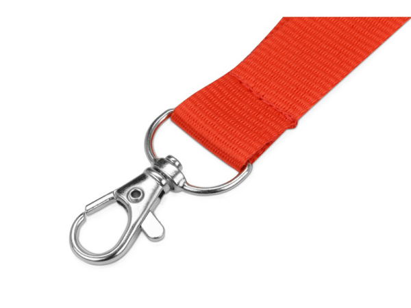 Ланьярд с клипом красный