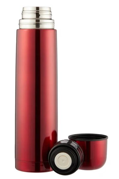 Термос объем 1л с логотипом СР506 красный