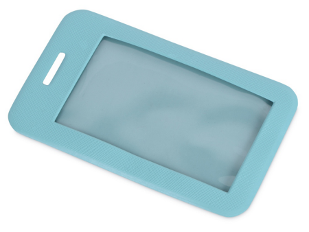 Чехол для пропуска Weekend голубой