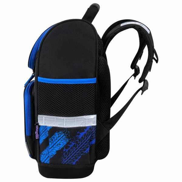 Ранец ЮНЛАНДИЯ WISE, 1 отделение, 3 кармана, устойчивое дно, "Speed race" интернет магазин karuselpodarkov.ru