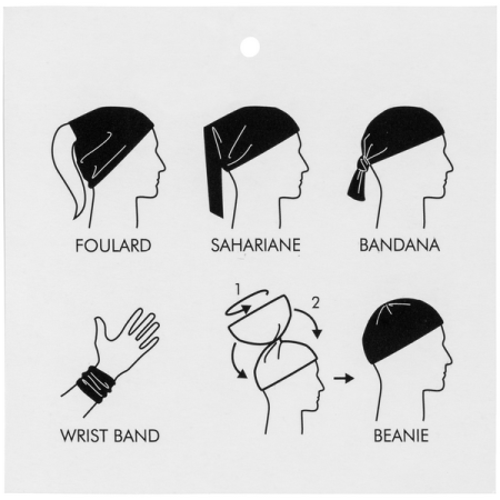 Многофункциональная бандана Bolt черная