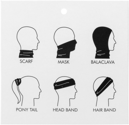 Многофункциональная бандана Bolt черная