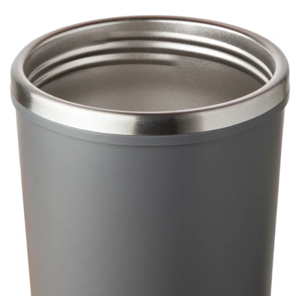 Термокружка 350 мл с логотипом, фикс. дно FFX365 серый