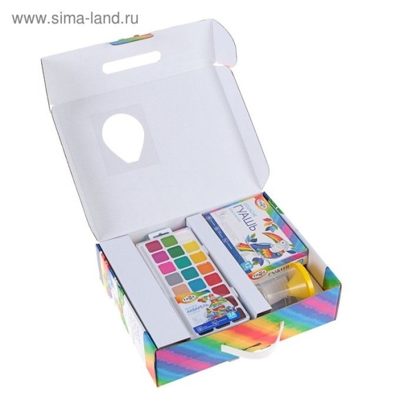 Набор юного художника "Гамма" "Классический", в подарочной коробке интернет магазин karuselpodarkov.ru