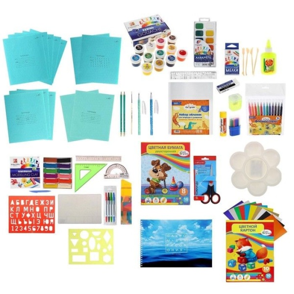 Набор первоклассника "Луч", 60 предметов интернет магазин karuselpodarkov.ru